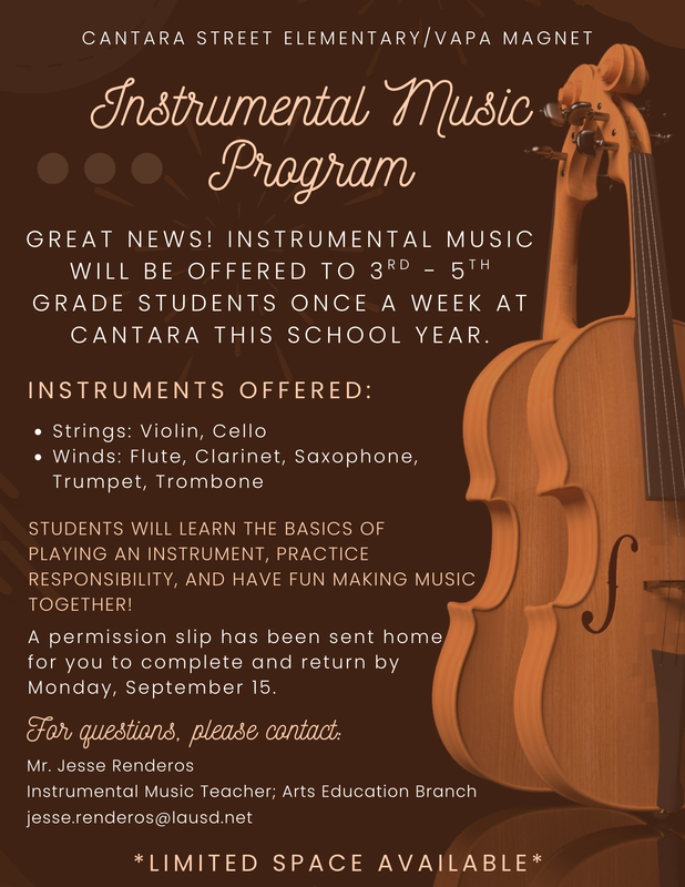 Instrumental Music Flyer