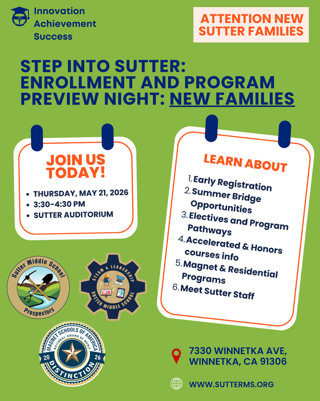 Step Into Sutter Flier
