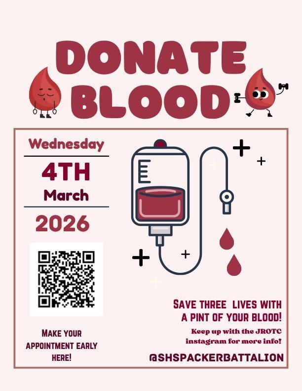 Blood Drive is March 4