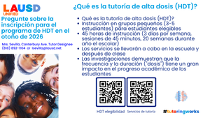 Fall Tutoring Spa