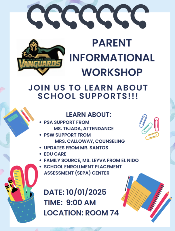 Informational Parent Workshop