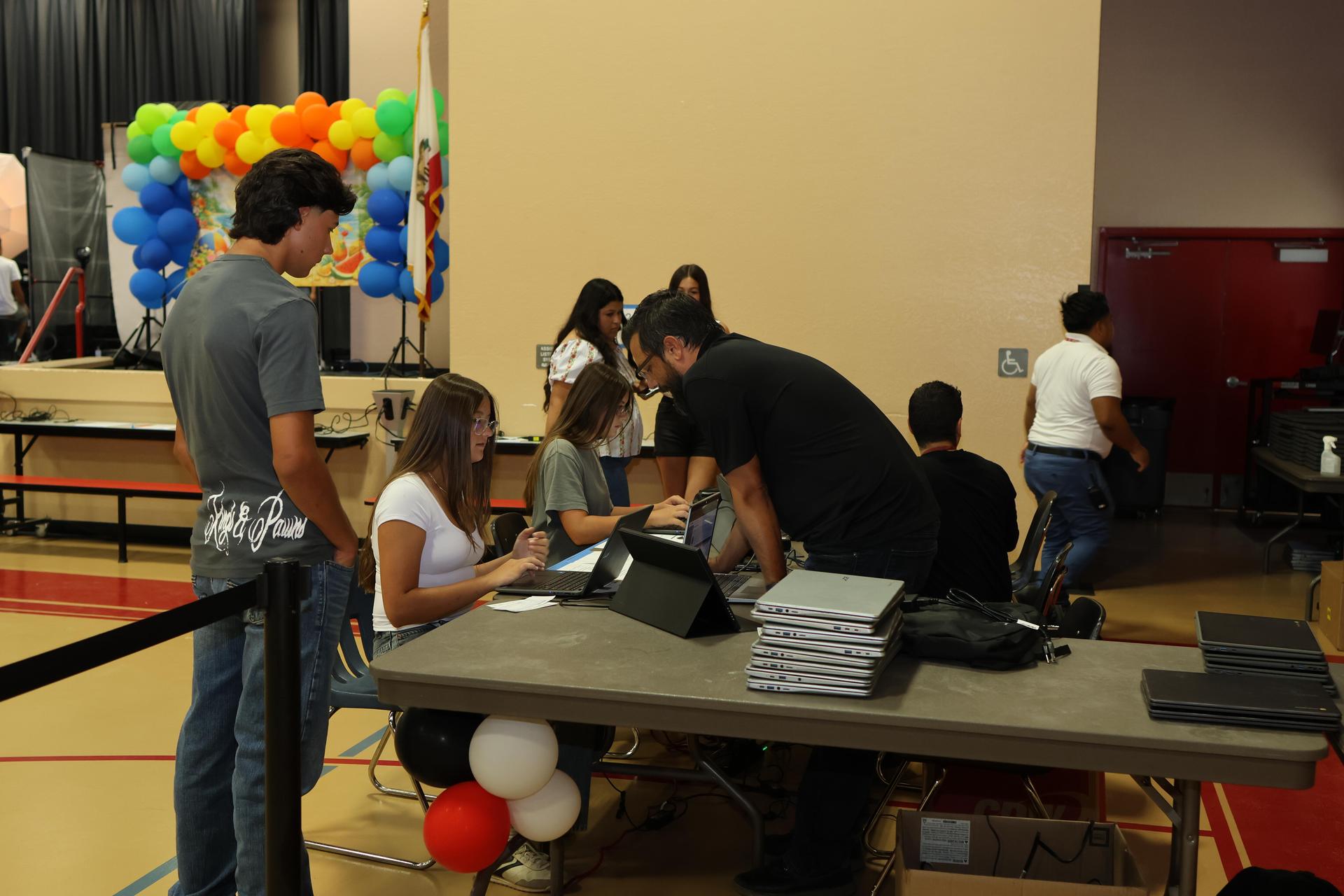 Students and staff at Tribe Turnout 56