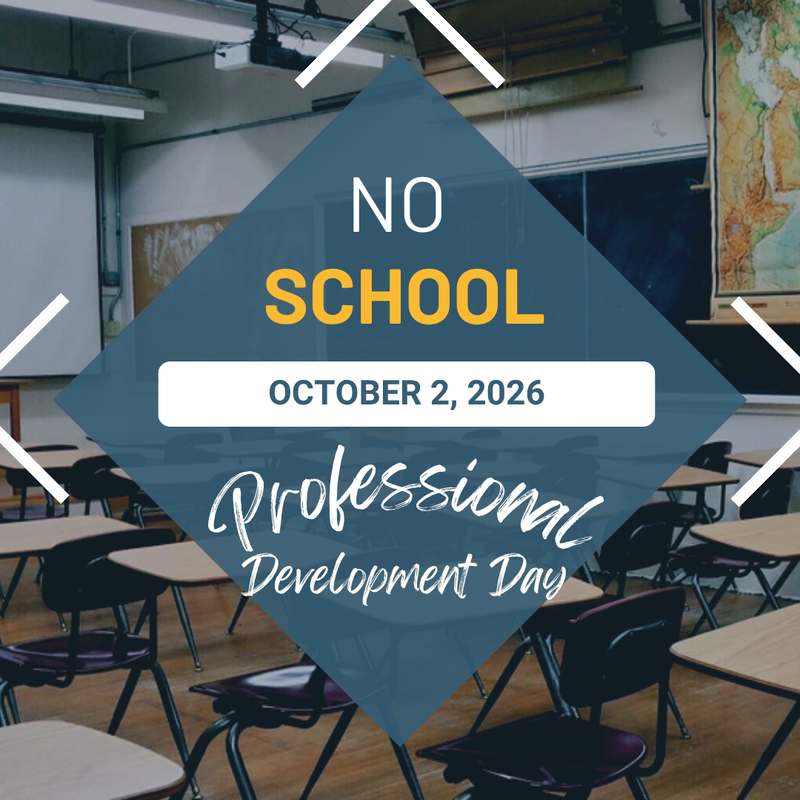 No School - Friday October 2nd, 2026 Thumbnail Image