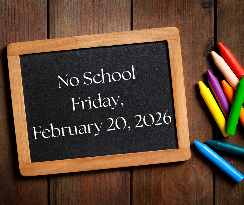 No School Friday, February 20th! Featured Photo