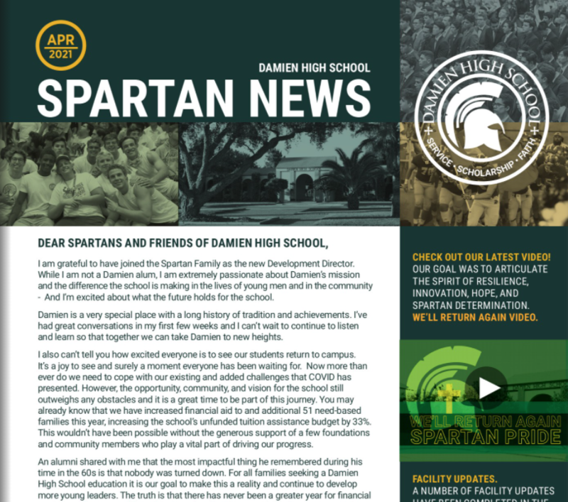 Read our latest Spartan News - April 2021 Edition Featured Photo