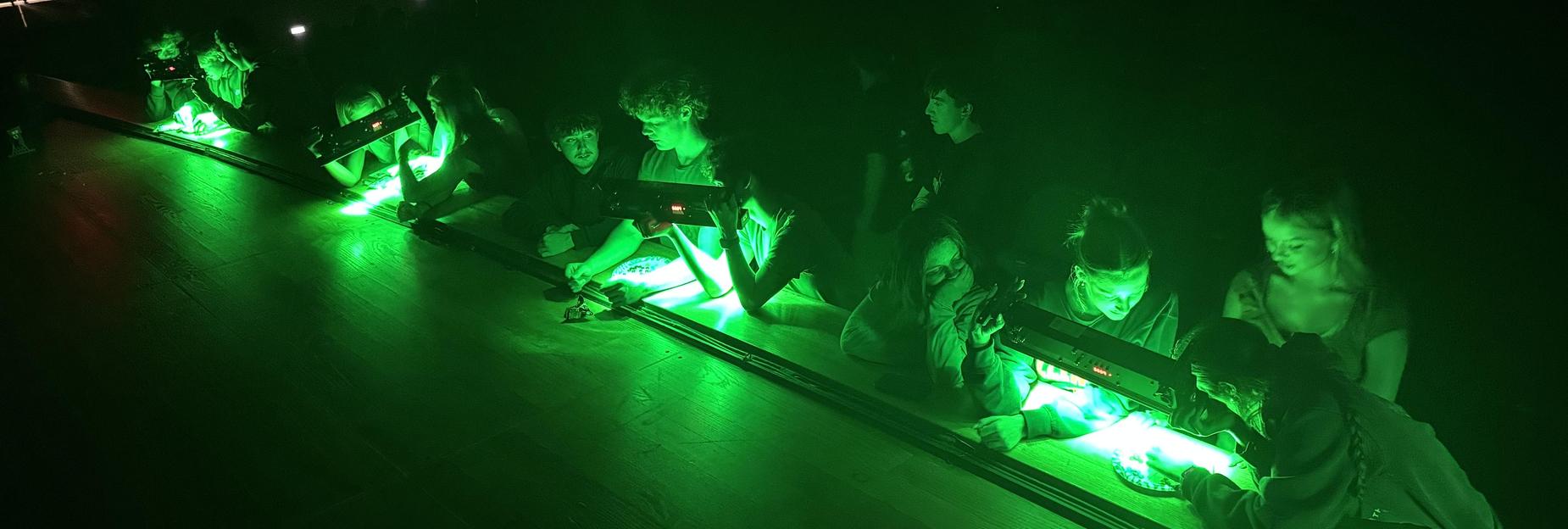 Learning about lighting in theatre tech