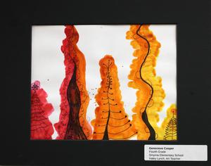 Student artwork on display