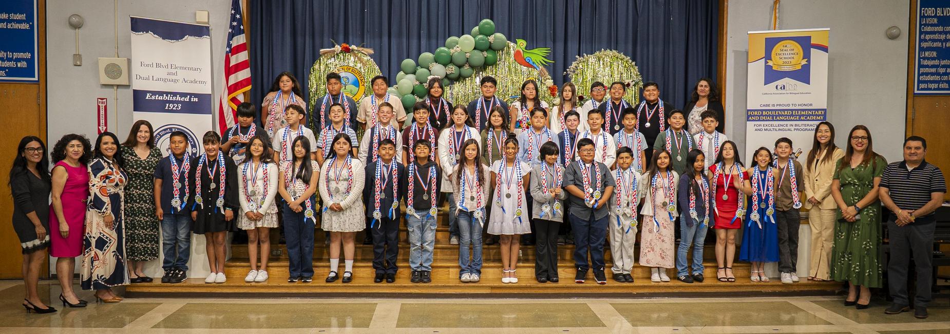 Ford Biliteracy Awards 2025-26 group shot