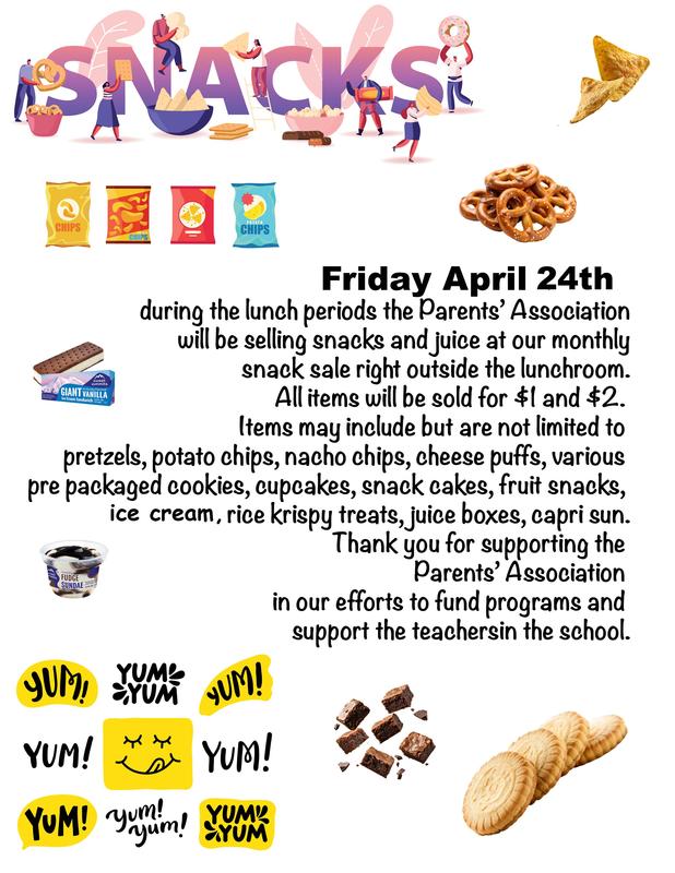 April Snack Sale