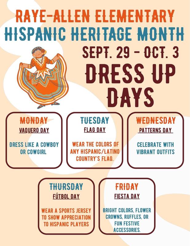 Hispanic Heritage Month Dress up Days Featured Photo