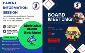 Parent Session / Regular Board