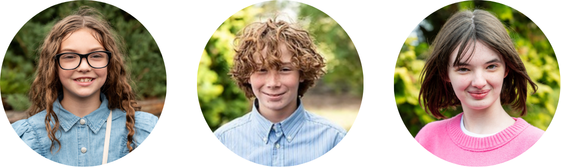 Center School Students during picture day.