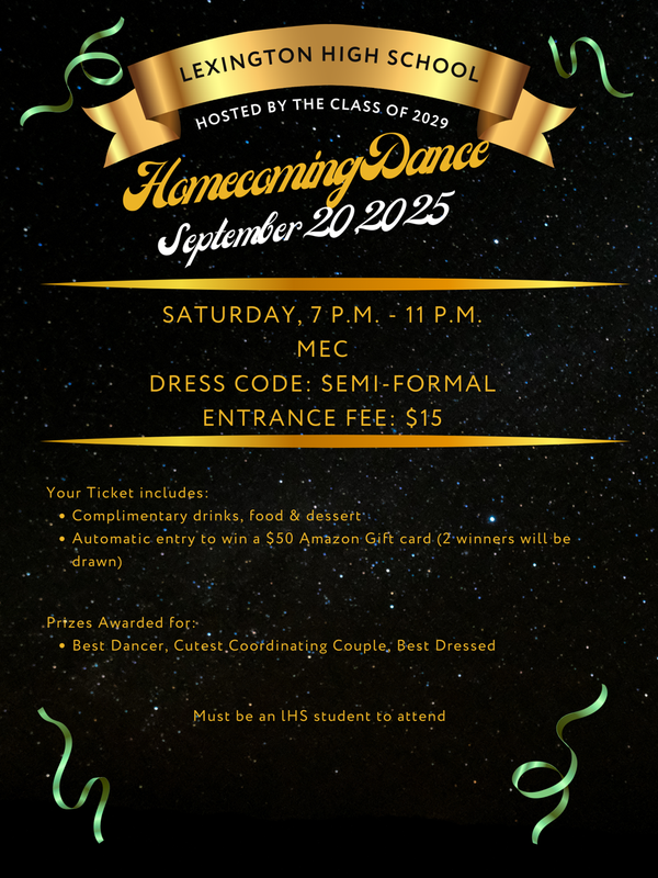 LHS Homecoming Dance Flyer