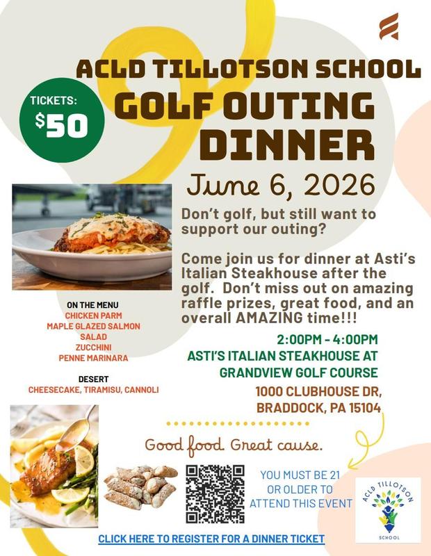 dinner flyer