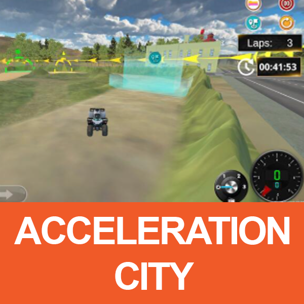 Acceleration City image of car game