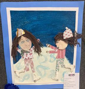 Superintendent winning elementary artwork by Brooklyn Blake