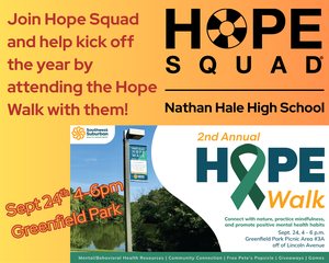 Hope Squad - Hope Walk Poster Invitation
