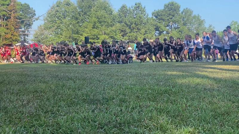 LCSD Cross Country Action Starting Line