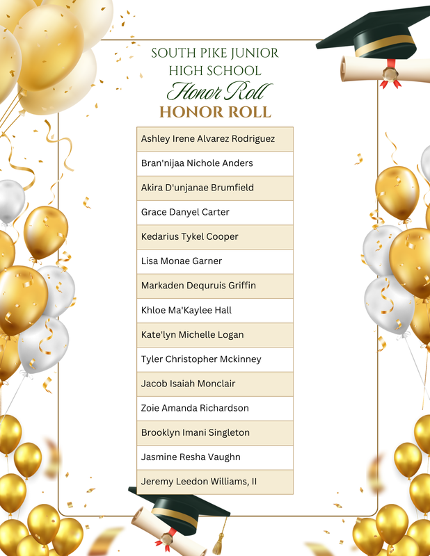 spsd 2025-2026 honor roll