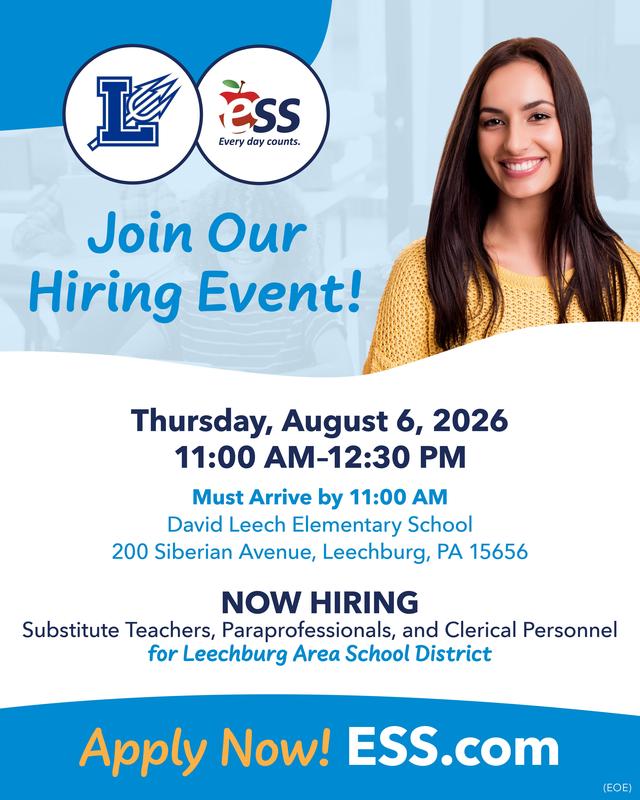 In-person substitute hiring event