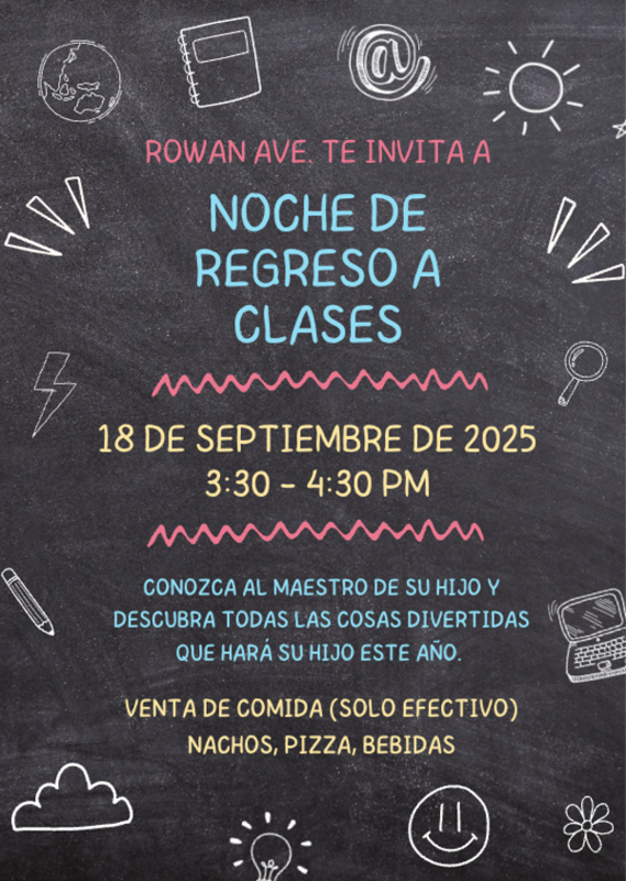 Noche de regresso a classes