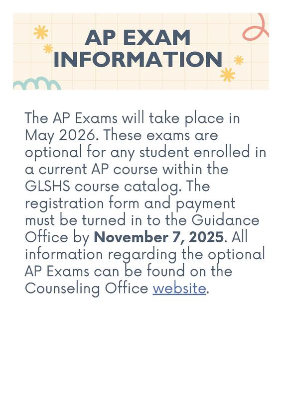 AP EXAM INFORMATION