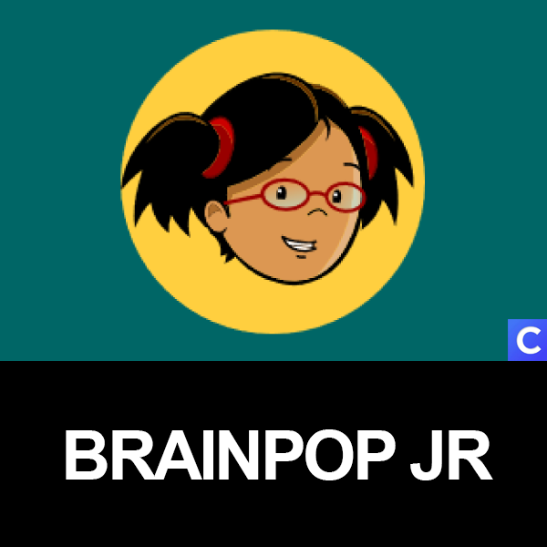 BrainPop Jr image of girl with pigtails
