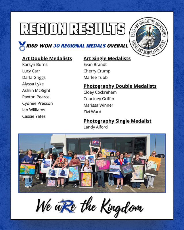 VASE Regional results with student group photo