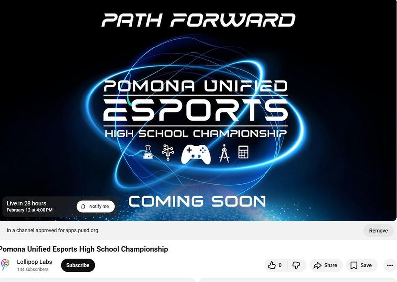 E-Sports Steam Showcase