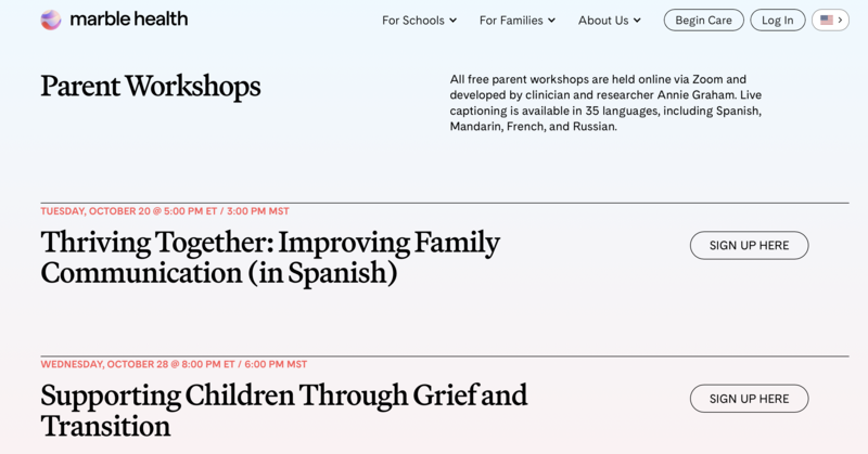 Parent Workshops Featured Photo
