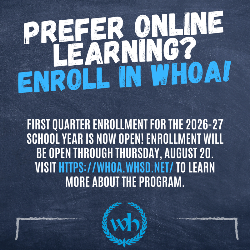 WHOA enrollment is now open through August 20