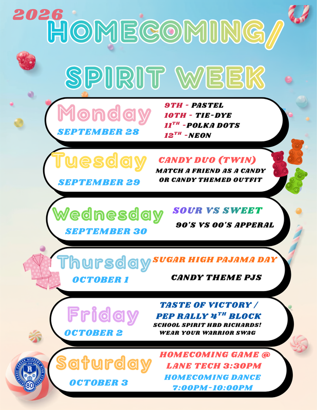 ๐ Homecoming Spirit Week ๐/๐ Semana del Espรญritu de Bienvenida ๐ Featured Photo