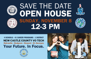 save the date - open house november 8