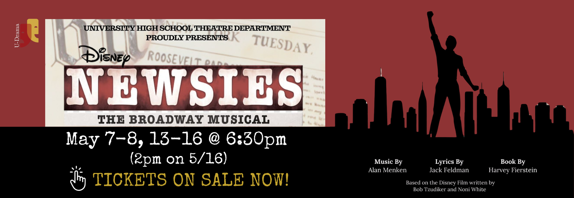 newsies ticket sales