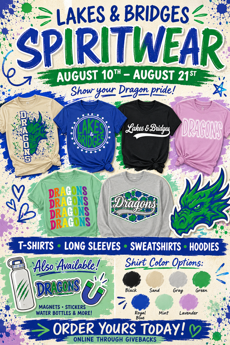 PTA Spirit Wear Orders - August 10-21