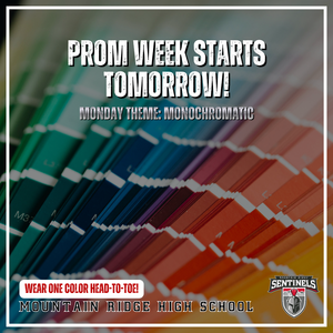 Prom Week 2026 starts with Monochromatic Monday!