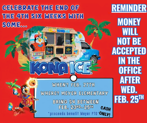 kona ice february 27th