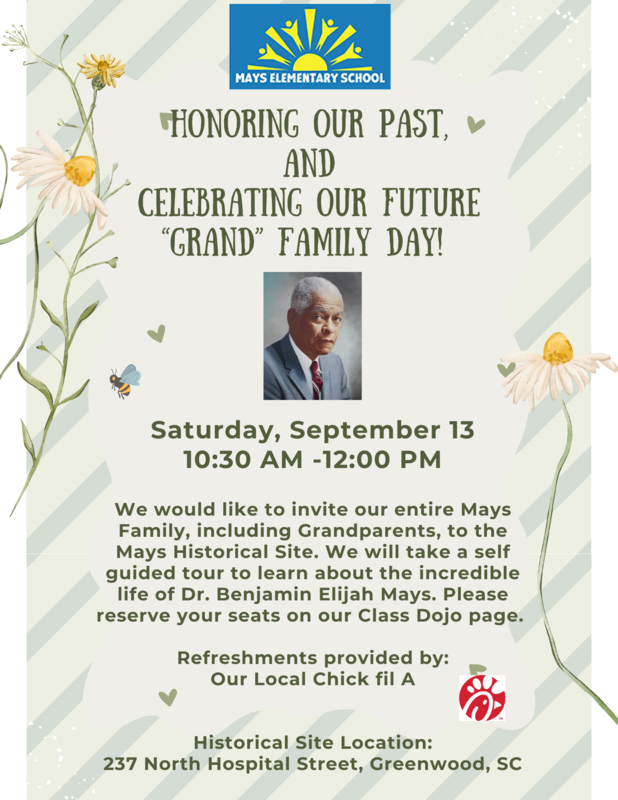 Grandparent Family Day at Dr. Mays Site Featured Photo