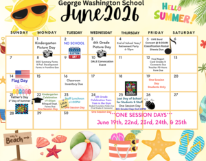 June 2026 Calendar-Washington School