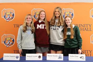 Trinity Hall Celebrates Commitments of Four Senior Athletes
