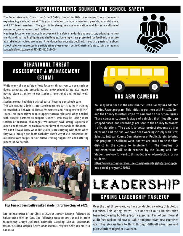 Safety Newsletter Page 2
