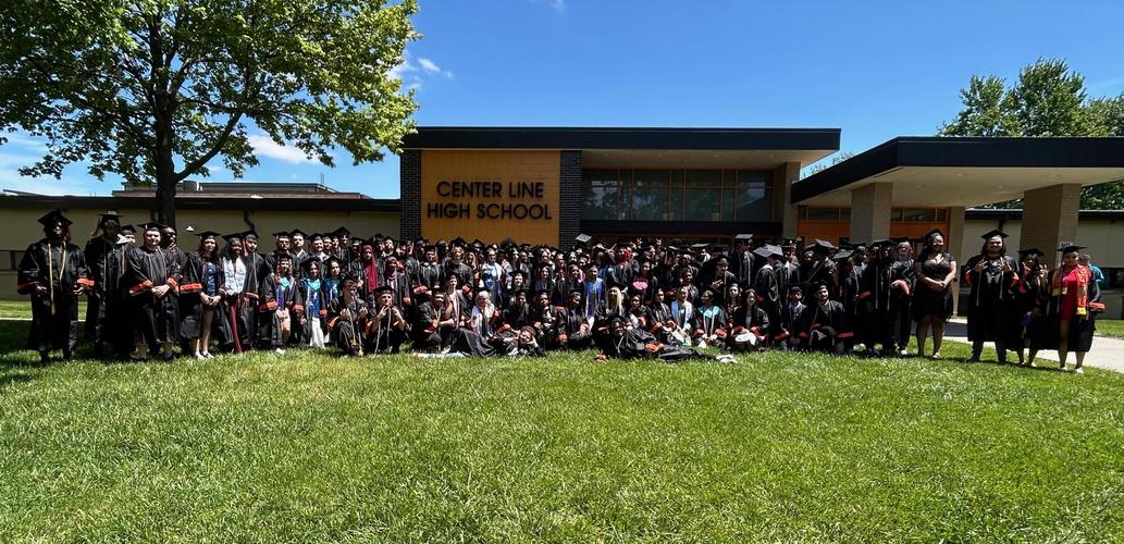 class of 2026 in front of building