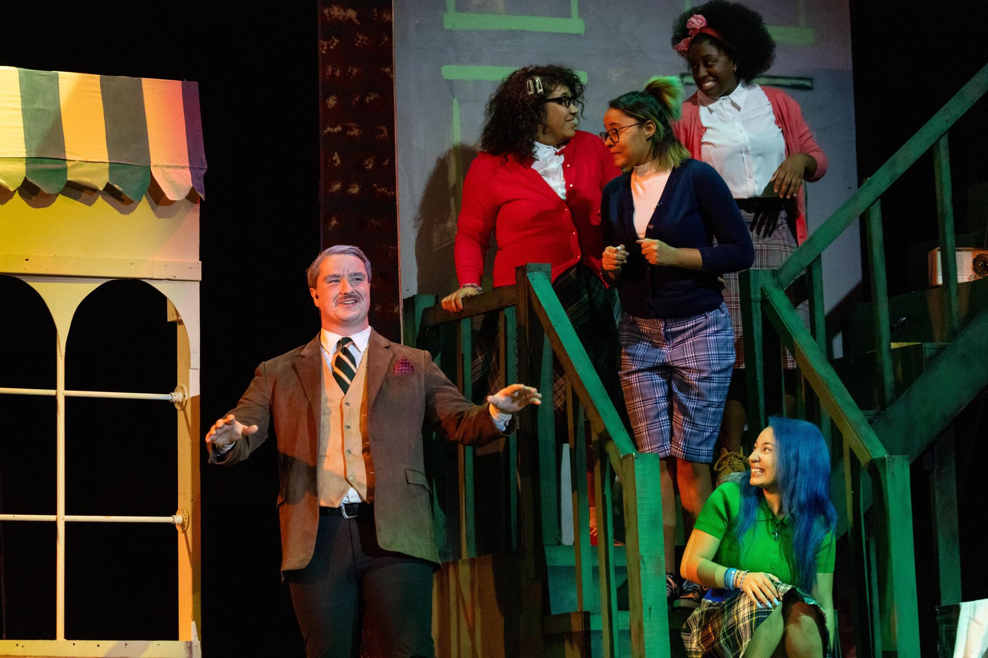 A scene from Little Shop of Horrors