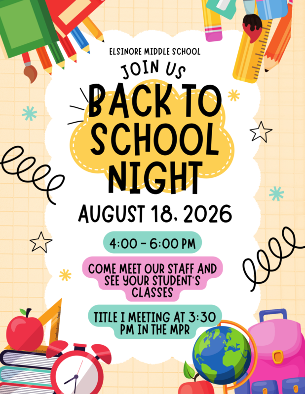Back-to-School Night flyer