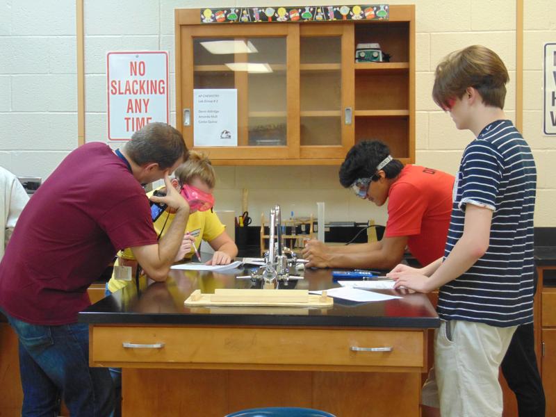 Snapshot of Mr. Poore's AP Chemistry class
