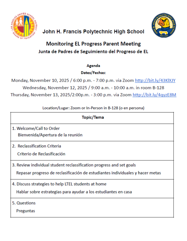 LTEL & PLTEL Progress Meetings Featured Photo