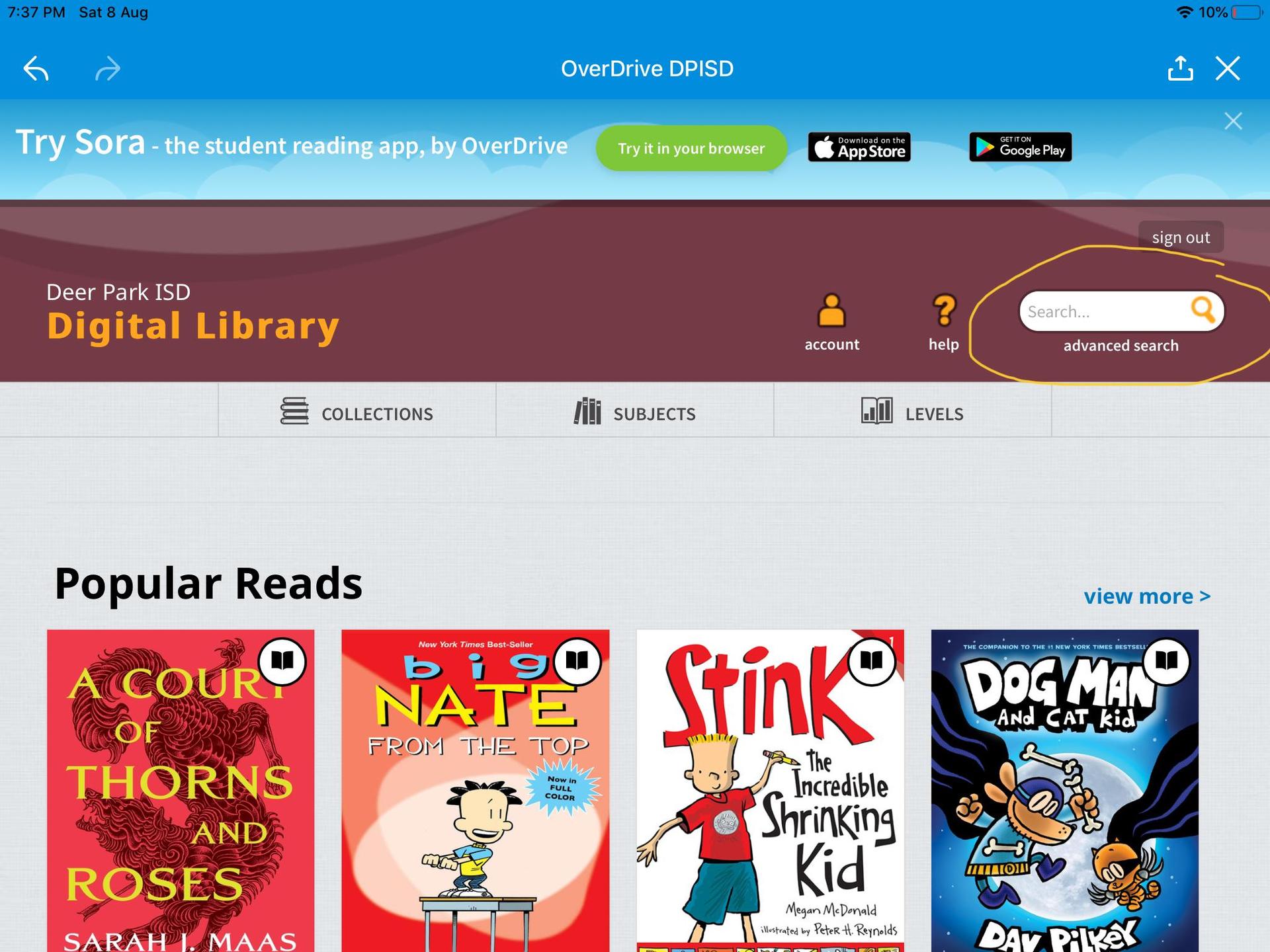 How to Check Out Books Using Overdrive Barry Smith Deepwater Elementary