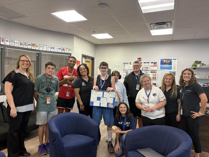 photo of students and counselors