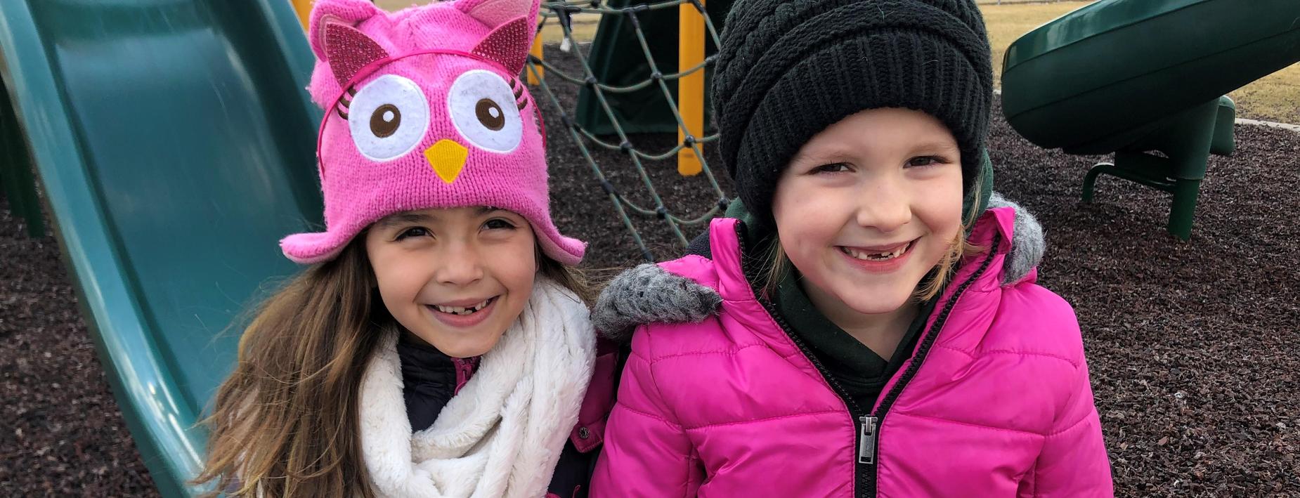 Playing at recess at CCECC