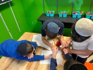 Students hard at work at STEAM